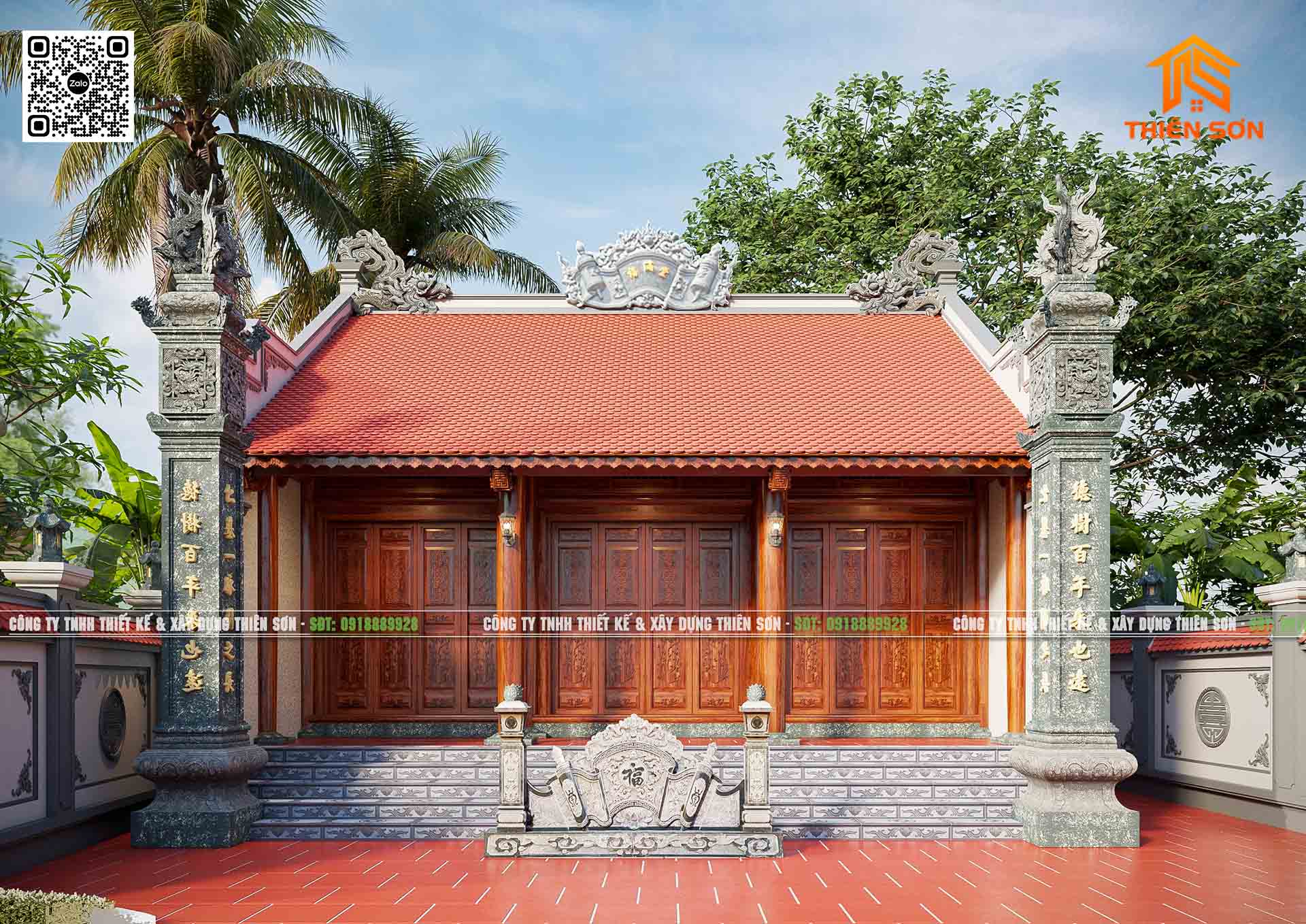 Bản vẽ 3D nhà thờ bê tông giả gỗ 3 gian ở Thiệu Hóa - Thanh Hóa Bản vẽ 3D nhà thờ bê tông giả gỗ 3 gian ở Thiệu Hóa - Thanh Hóa