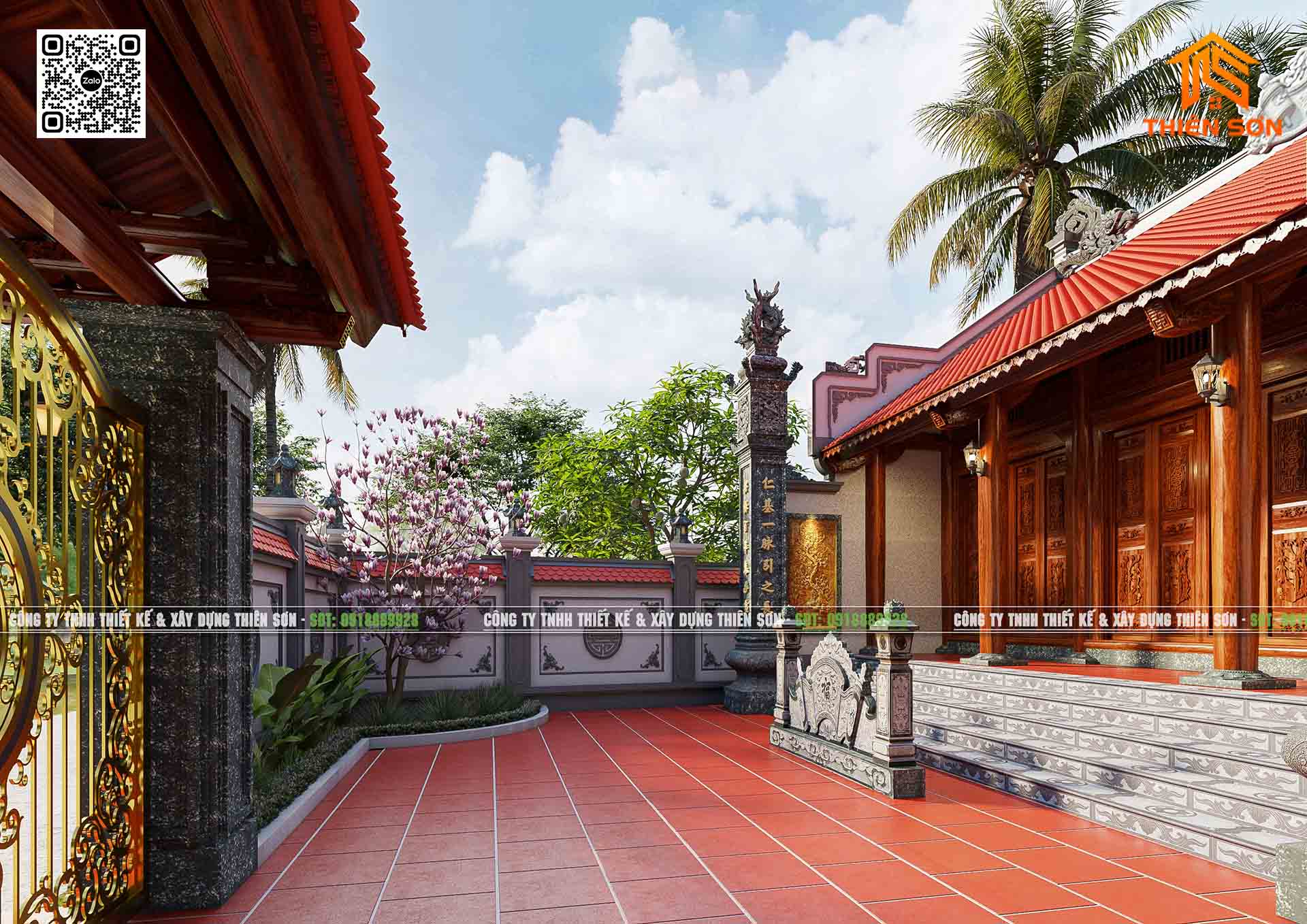 Bản vẽ 3D nhà thờ bê tông giả gỗ 3 gian ở Thiệu Hóa - Thanh Hóa Bản vẽ 3D nhà thờ bê tông giả gỗ 3 gian ở Thiệu Hóa - Thanh Hóa