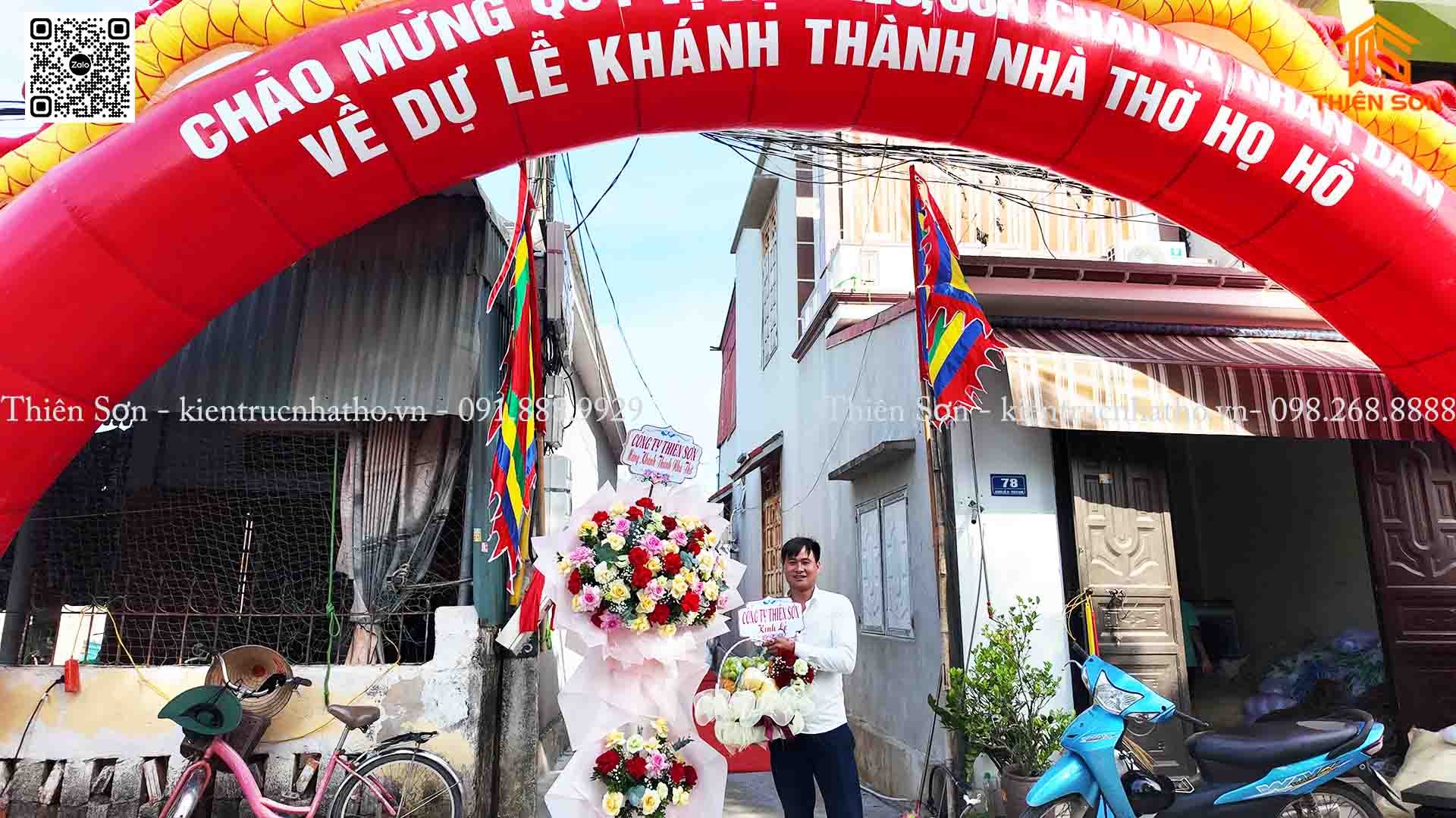 Khánh thành nhà thờ họ Hồ bê tông giả gỗ tại Quảng Xương - Thanh Hóa Khánh thành nhà thờ họ Hồ bê tông giả gỗ tại Quảng Xương - Thanh Hóa