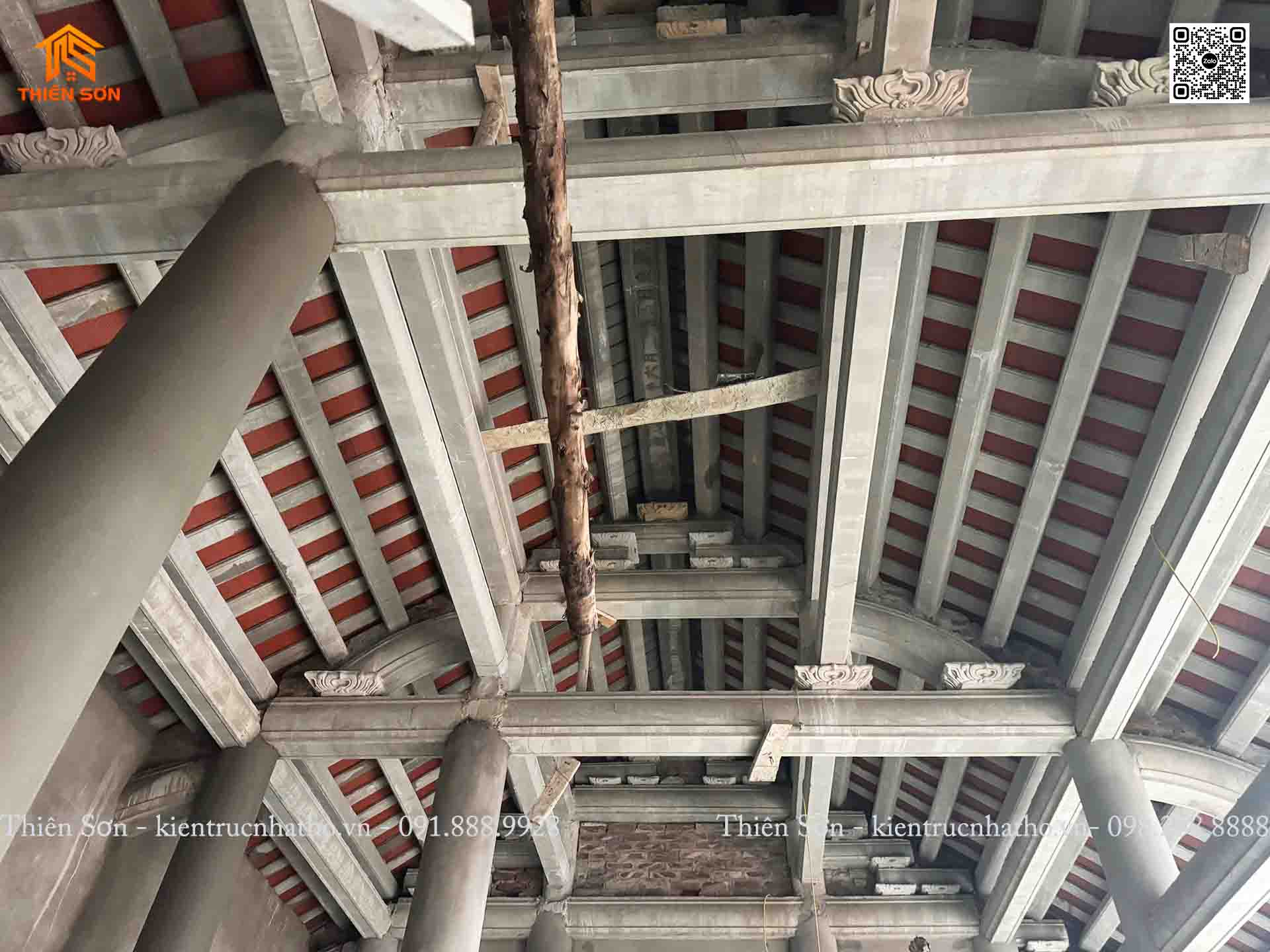 Kỹ thuật đổ bê tông liền khối trong xây dựng nhà thờ bê tông giả gỗ Kỹ thuật đổ bê tông liền khối trong xây dựng nhà thờ bê tông giả gỗ