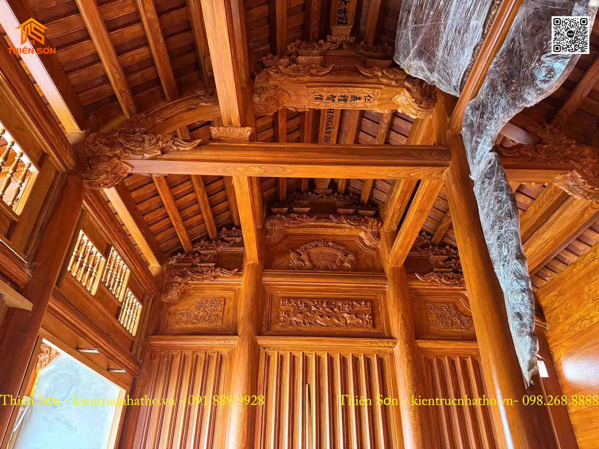 Hoàn thiện công trình nhà thờ 3 gian tại Lương Tài - Bắc Ninh 