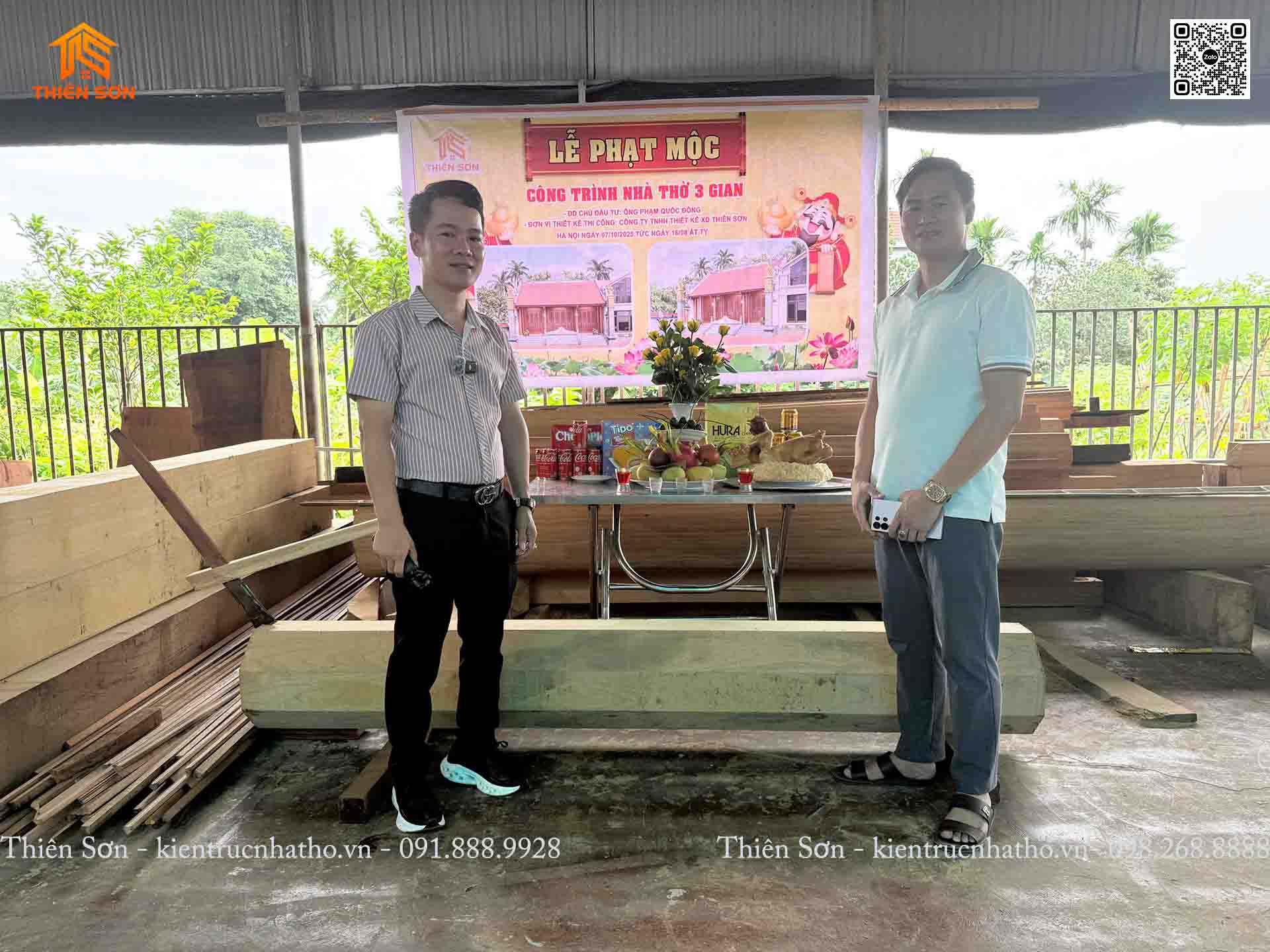 Lễ phạt mộc công trình nhà gỗ 3 gian tại Sapa Lễ phạt mộc công trình nhà gỗ 3 gian tại Sapa