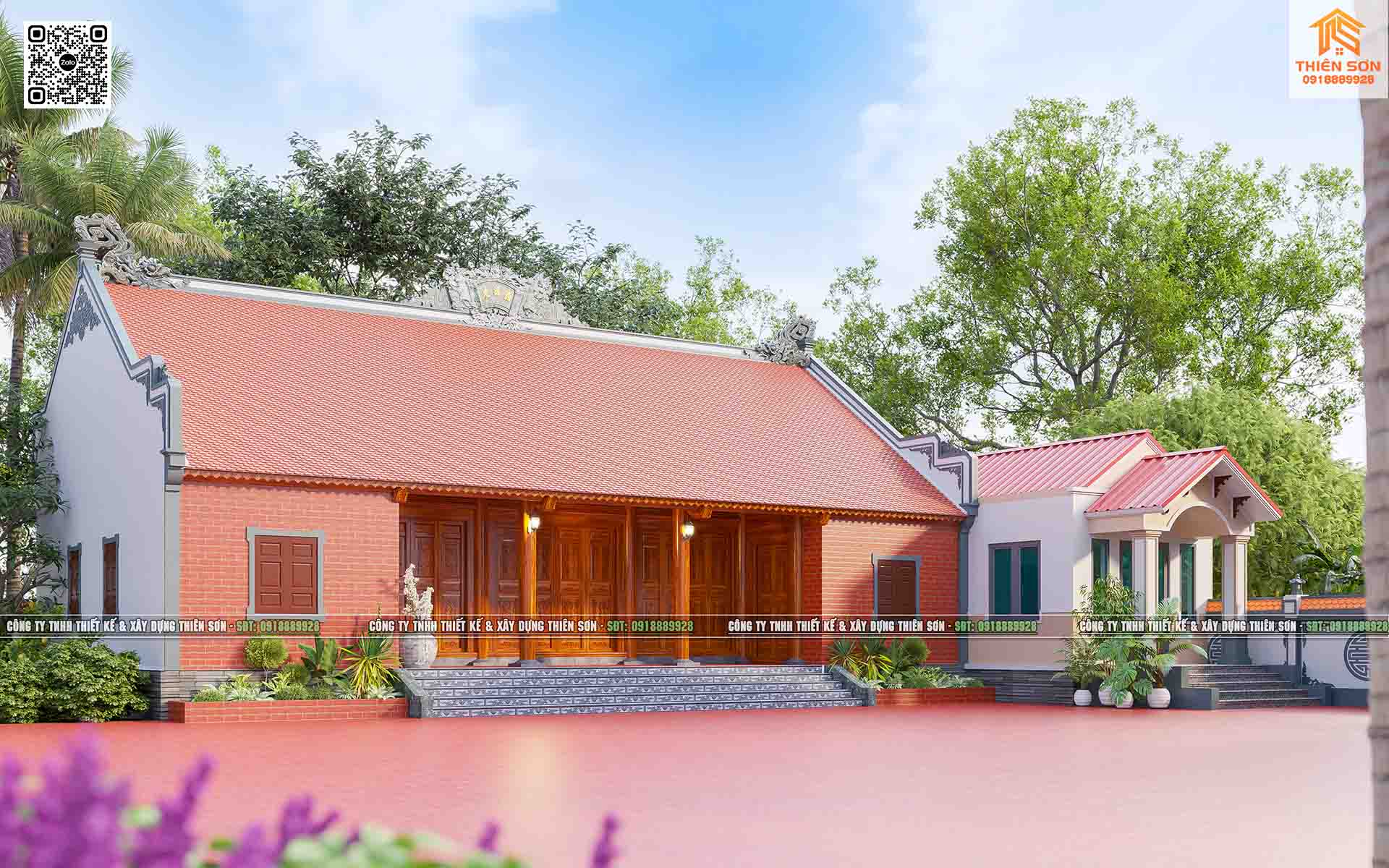 Top 5+ mẫu nhà thờ 5 gian bê tông giả gỗ cực đẹp
