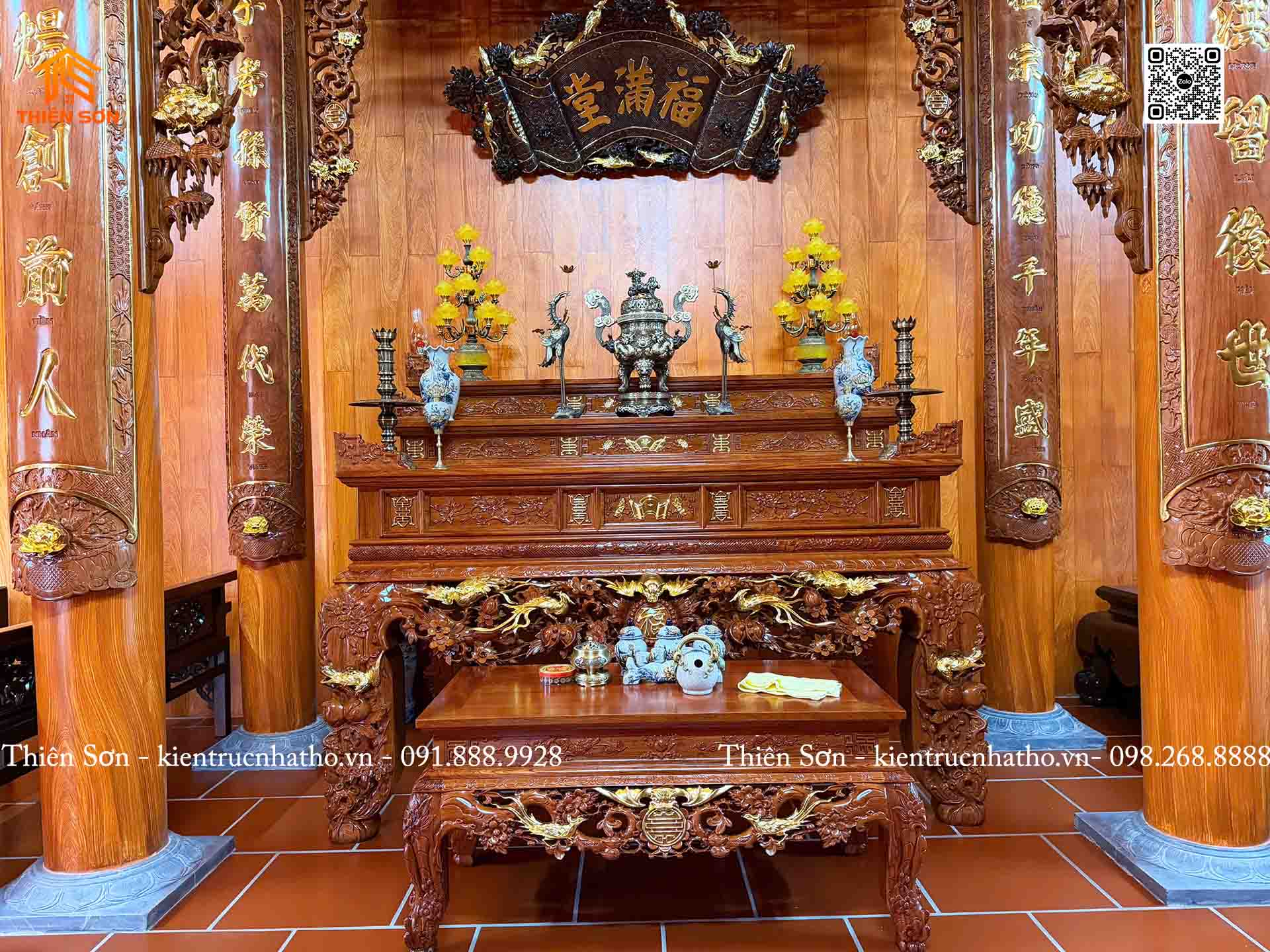 Bàn giao nhà 3 gian bê tông giả gỗ tại Kiến Thụy - Hải Phòng Bàn giao nhà 3 gian bê tông giả gỗ tại Kiến Thụy - Hải Phòng