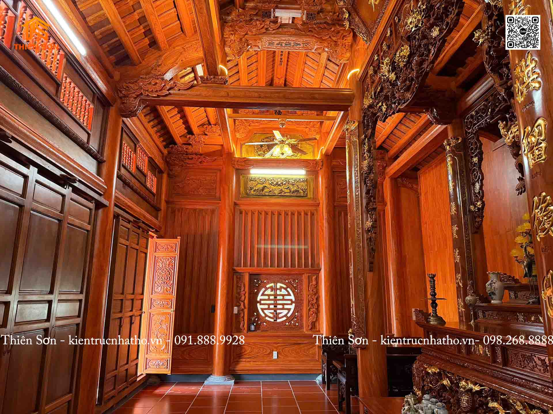 Bàn giao nhà 3 gian bê tông giả gỗ tại Kiến Thụy - Hải Phòng Bàn giao nhà 3 gian bê tông giả gỗ tại Kiến Thụy - Hải Phòng