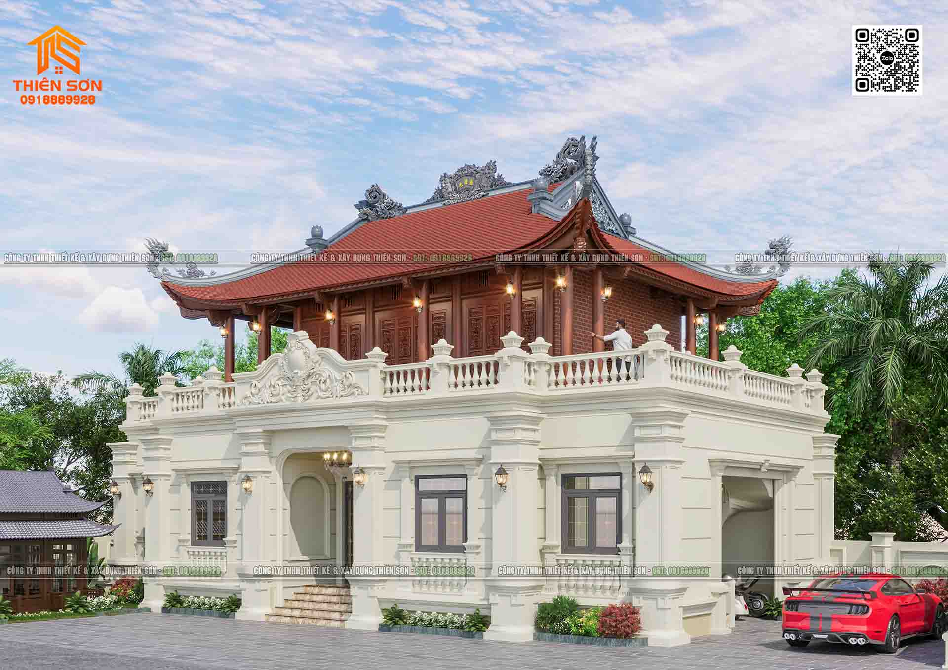 Thiết kế và thi công nhà thờ tư gia cho gia đình ca sĩ Châu Việt Cường tại Hà Trung - Thanh Hóa Thiết kế và thi công nhà thờ tư gia cho gia đình ca sĩ Châu Việt Cường tại Hà Trung - Thanh Hóa