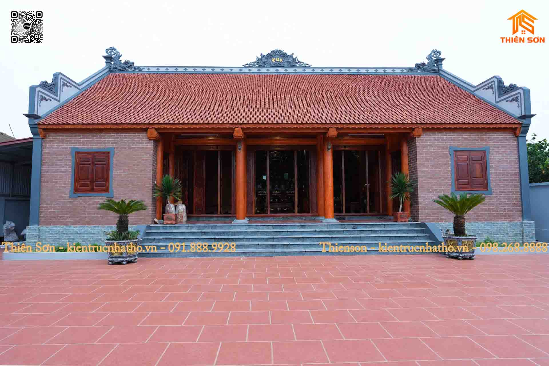 Bàn giao công trình nhà 5 gian tại Đông Tảo - Hưng Yên cực đẹp